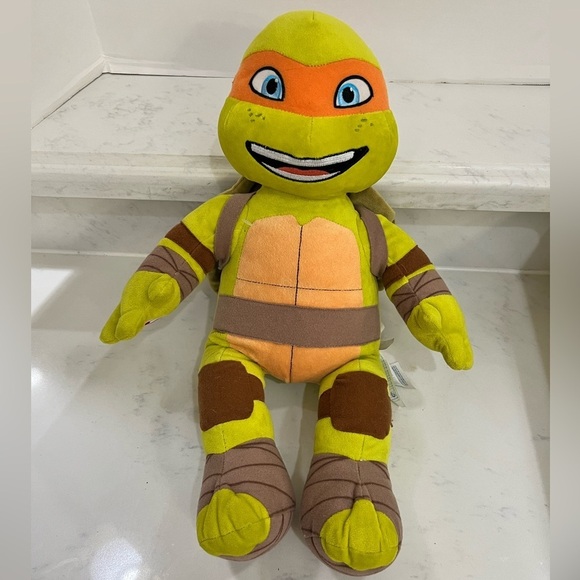 Build-A-Bear Other - Build-A-Bear Teenage Mutant Ninja Turtles Stuffed Animal - Green and Orange